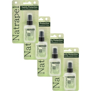 image:imageNatrapel Tick amp Insect Repellent  Bug Spray with 20 Picaridin  Family Protection Against Mosquitoes Ticks amp More  Up to 12 Hours of Protection  1 oz 4 Pack1 Fl Oz Pack of 4