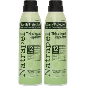 image:imageNatrapel Tick amp Insect Repellent  Bug Spray with 20 Picaridin  Family Protection Against Mosquitoes Ticks amp More  Up to 12 Hours of Protection  1 oz 4 Pack6 Ounce  Pack of 2